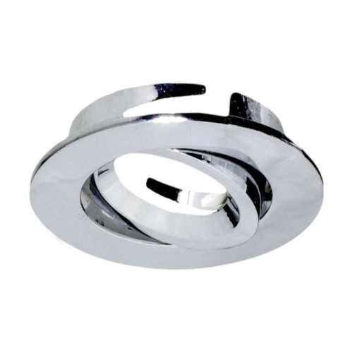 Polished Chrome Round Bezel for the AFD110D3 IP44 Tilting LED Downlight