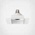 Trimless Square Adjustable Downlight Matt White IP20 GU10 for New Ceilings, Astro 1248020