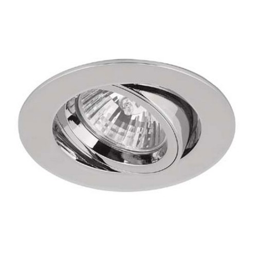 Adjustable Lock Ring Aluminium Downlight in Polished Chrome Aurora AU-DLM357PC 50W GU10