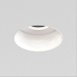 Trimless Round Fixed Downlight Matt White Dimmable GU10 IP20, Astro 1248023