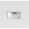 Minima Slimline Square Fixed Fire-Rated IP65 Downlight Matt White GU10, Astro 1249038