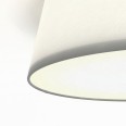 Fife 330 White Ceiling Flush Light Fabric Shade ES/E27 Lamp Astro Lighting 1471005