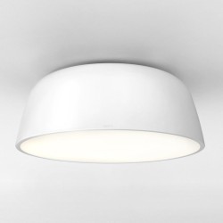 Taiko 400 Ceiling Light Matt White Bell-shaped Shade 3x E27/ES Lamps, Astro 1456006