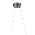 Phoenix Pendant with Cream Fabric Shade and Brushed Steel, Firstlight 2314CR Ceiling Light