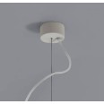 Osca 400 Round Plaster Pendant Light in White (paintable) GU10 IP20, Astro 1252014