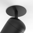 Koto Recessed Ceiling Spotlight (adjustable) Matt Black GU10, Astro 1478003