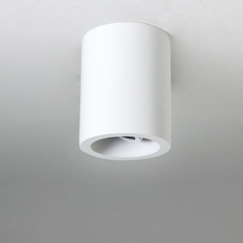 Osca Round 140 Adjustable Plaster Surface Ceiling Light Paintable GU10 Astro 1252006