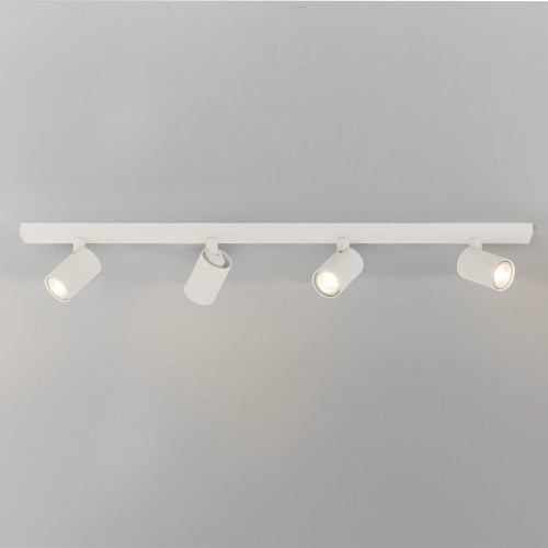 Ascoli Four Bar Spotlight Ceiling Light Textured White Adjustable 4x GU10 Astro 1286131