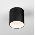 Osca LED Round Matt Black Ceiling Surface Spotlight 7.7W 2700K 528lm Dimmable Astro 1252023