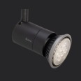 Illuma T325-BL/S Rocket Spotlight in Black for 1-circuit Track System (Dimmable) using ES/E27 PAR30 LED Lamp