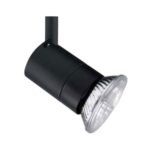 Illuma T325-BL/S Rocket Spotlight in Black for 1-circuit Track System (Dimmable) using ES/E27 PAR30 LED Lamp