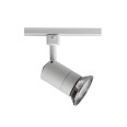 Illuma T325-WH/S Rocket Spotlight in White for 1-circuit Track System (Dimmable) using ES/E27 PAR30 LED Lamp