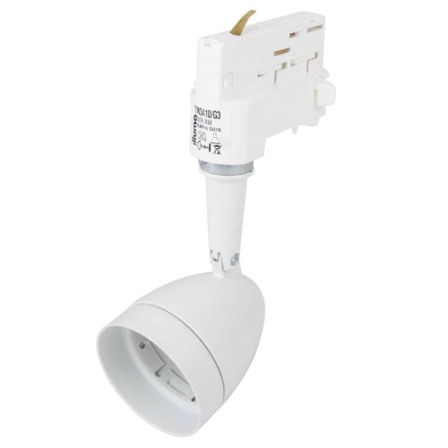 Illuma TM3410/WH-G3 LumaPar White GU10 Spotlight with 3-Circuit Switched Track Adaptor