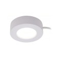 2.3W White Round Under Cabinet LED Light CCT c/w 1m Cable Non-Dimmable ALL-LED ACL240WH/CCT