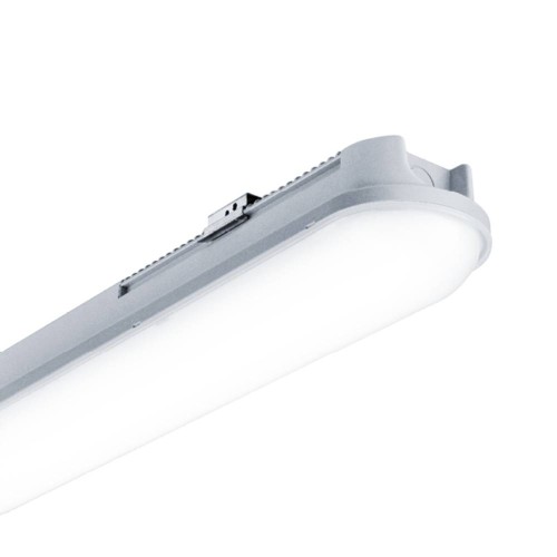 Julie Flex IP65 LED Batten c/w Diffuser 635mm 18W 4000K 2200lm c/w Flexible Bracket Sliders Thorn 96700023