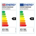 6ft/1790mm 27W/52W CCT Adjustable Microwave Self-Test Emergency LED Batten Knightsbridge BATSCWMST6