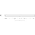 1790mm 6ft 27/52W CCT Adjustable Emergency LED Batten Luminaire IP20 Knightsbridge BATSCWEM6