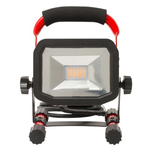 Standard Work LED Light 30W 1800lm 5000K IP65 with 2m Black Cable, Slimline Portable LED Flood