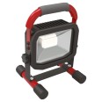 Standard Work LED Light 30W 1800lm 5000K IP65 with 2m Black Cable, Slimline Portable LED Flood