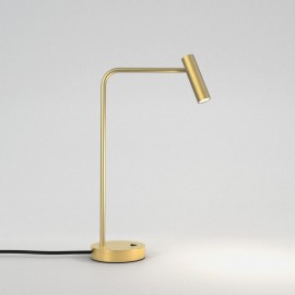 Enna Desk LED Lamp Switched in Matt Gold using 4.5W 2700K LED Lamp 2m cord, Astro 1058106
