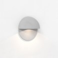 Tivola LED Round Outdoor Wall Light 2W 3000K IP65 Textured Grey 80mm Diam, Astro 1338009