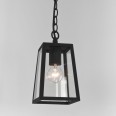 Calvi Outdoor Ceiling Pendant 215 Textured Black c/w Clear Glass IP23 E27/ES Astro 1306003