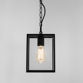 Homefield 240 Outdoor Pendant Light Black c/w Transparent Glass IP23 E27/ES, Astro 1095010