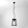 Calvi Pendant 305 Outdoor Ceiling Textured Black c/w Clear Glass IP23 E27/ES Astro 1306013