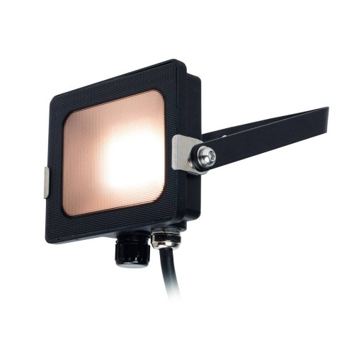 Osprey 10W Carbon Black IP65 CCT Selectable Flood Light cith Q-Nex Plug&Play Technology ALL LED AFLD10BK/CCT