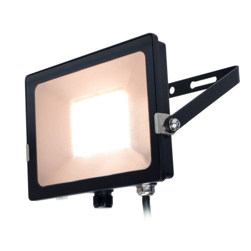 Osprey 50W Carbon Black IP65 CCT Selectable Flood Light With Q-Nex Plug & Play Technology ALL LED AFLD50BK/CCT