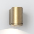 Jura Single Solid Brass Wall Spotlight IP44 GU10 Dimmable, Astro 1375009