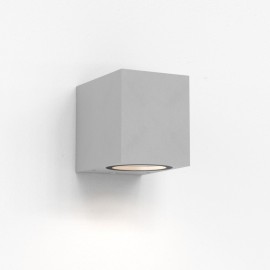 Chios 80 Textured Grey Wall Light GU10 LED max. 6W Dimmable IP44, 1000h Salt Spray Tested, Astro 1310007