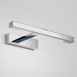 Kashima 350 Polished Chrome Bathroom Wall Light using 8W T5 Lamp, Above Mirror IP44 Rated Fitting