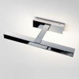 Kashima 350 Polished Chrome Bathroom Wall Light using 8W T5 Lamp, Above Mirror IP44 Rated Fitting