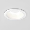 Minima IP65 Round Bathroom Recessed Downlight Matt White GU10 Dimmable, Astro 1249012