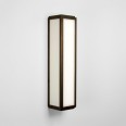 Mashiko 360 Bronze Classic Bathroom Wall Light IP44 White Glass Diffuser 2 x 7W max. LED E14/SES Astro 1121055