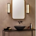 Mashiko 360 Bronze Classic Bathroom Wall Light IP44 White Glass Diffuser 2 x 7W max. LED E14/SES Astro 1121055