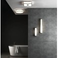 Mashiko 360 Classic Bathroom Wall Light IP44 in Bronze and White Diffuser 2 x 7W max Candle E14/SES, Astro 1121055