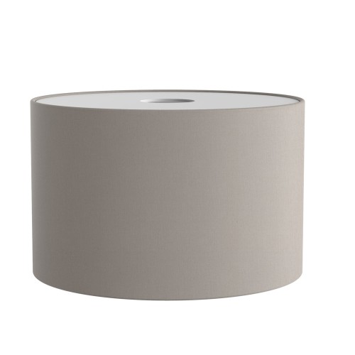 Drum 250 Putty Fabric Shade (round) c/w E27/ES Shade Ring for Ravello Lamps, Astro 5016019