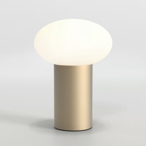 Zeppo Portable LED Lamp Light Bronze 2.6W 2700K White Glass Diffuser 4-way Touch Dimming Astro Lighting 1176022