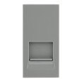 BT Telephone Master Socket with IDC Terminal Euro Module in Grey 25mm x 50mm, BG Electrical EMBTMIG