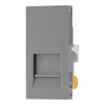 BT Telephone Master Socket with IDC Terminal Euro Module in Grey 25mm x 50mm, BG Electrical EMBTMIG