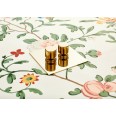 2 Gang Dimmer Plate in Unlacquered Brass (Double size plate) - Grid, Plate and Knobs only