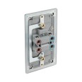 Screwless 45A Red Rocker Cooker Switch Double Plate with Power Indicator Flat Plate BG Nexus FBS72-01