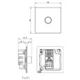 Screwless 1 Gang 2 Way Intelligent LED Dimmer Trailing Edge 100W LED (200W inc) Brushed Steel BG Nexus FBS81-01