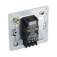 Screwless 1 Gang 2 Way Intelligent LED Dimmer Trailing Edge 100W LED (200W inc) Brushed Steel BG Nexus FBS81-01