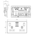 BG Evolve PCDCL22UAC30 2 Gang 13A Switched Socket with USB-A+C 3.1A 5V 30W Charger Socket Pearlescent White Plastic Screwless Plate