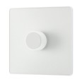 BG PCDCL81W Evolve 1 Gang 2-way 5-200W Trailing Edge LED Dimmer (100W LED) Switch in Pearlescent White Plate