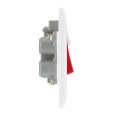 45A DP Cooker Control Unit with 13A Switched Socket White Moulded Rounded Edge BG Nexus 871