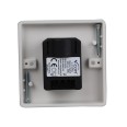 Varilight KQP221W V-Com 1 Gang 2 Way 30-220W LED Dimmer and Push ON/OFF Switch White Plastic